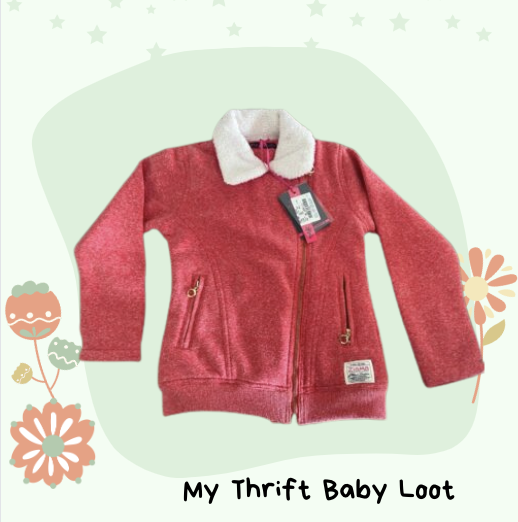 NEW Girls Red Jacket (5-7 Years)